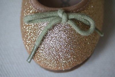ANGEL'S FACE GIRLS GOLD GLITTER SHOES EU 24 UK 7