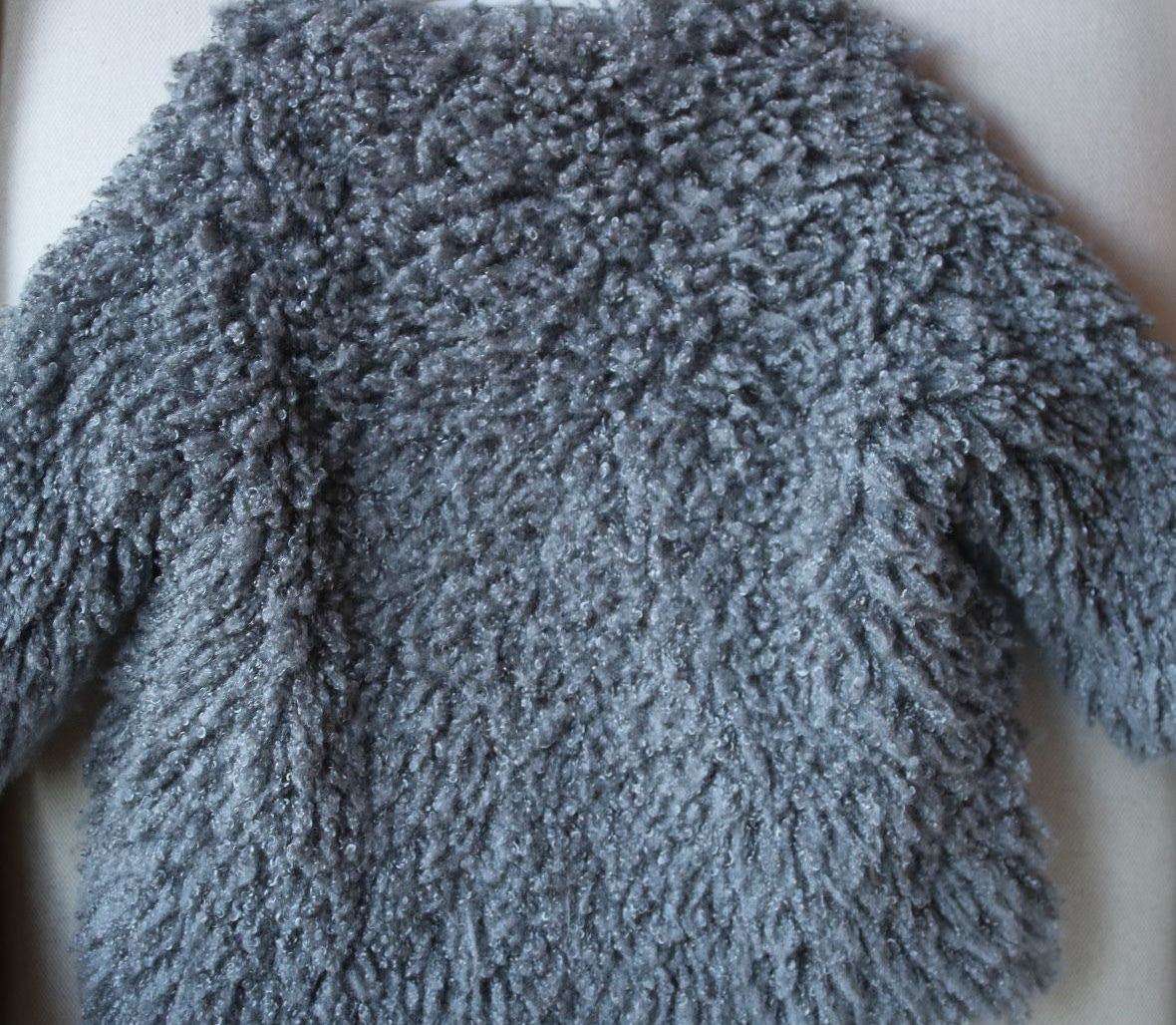 STELLA MCCARTNEY KIDS BABY GREY SPARKLES COAT 3 YEARS
