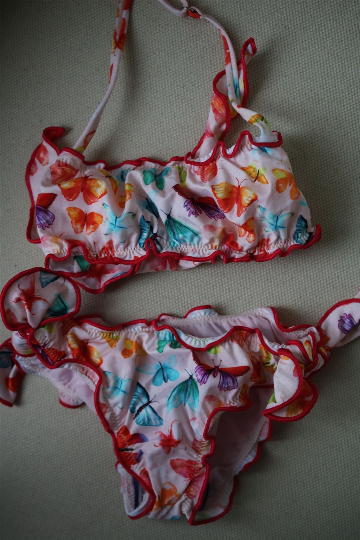 MC2 ST BARTH GIRLS PINK BUTTERFLY BIKINI 4 YEARS