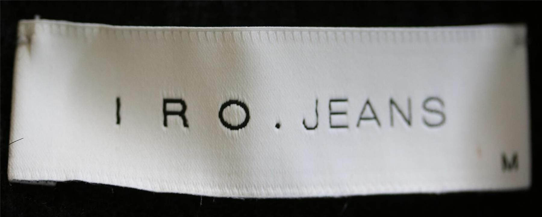 IRO BRODY DISTRESSED WOOL AND ALPACA BLEND SWEATER MEDIUM
