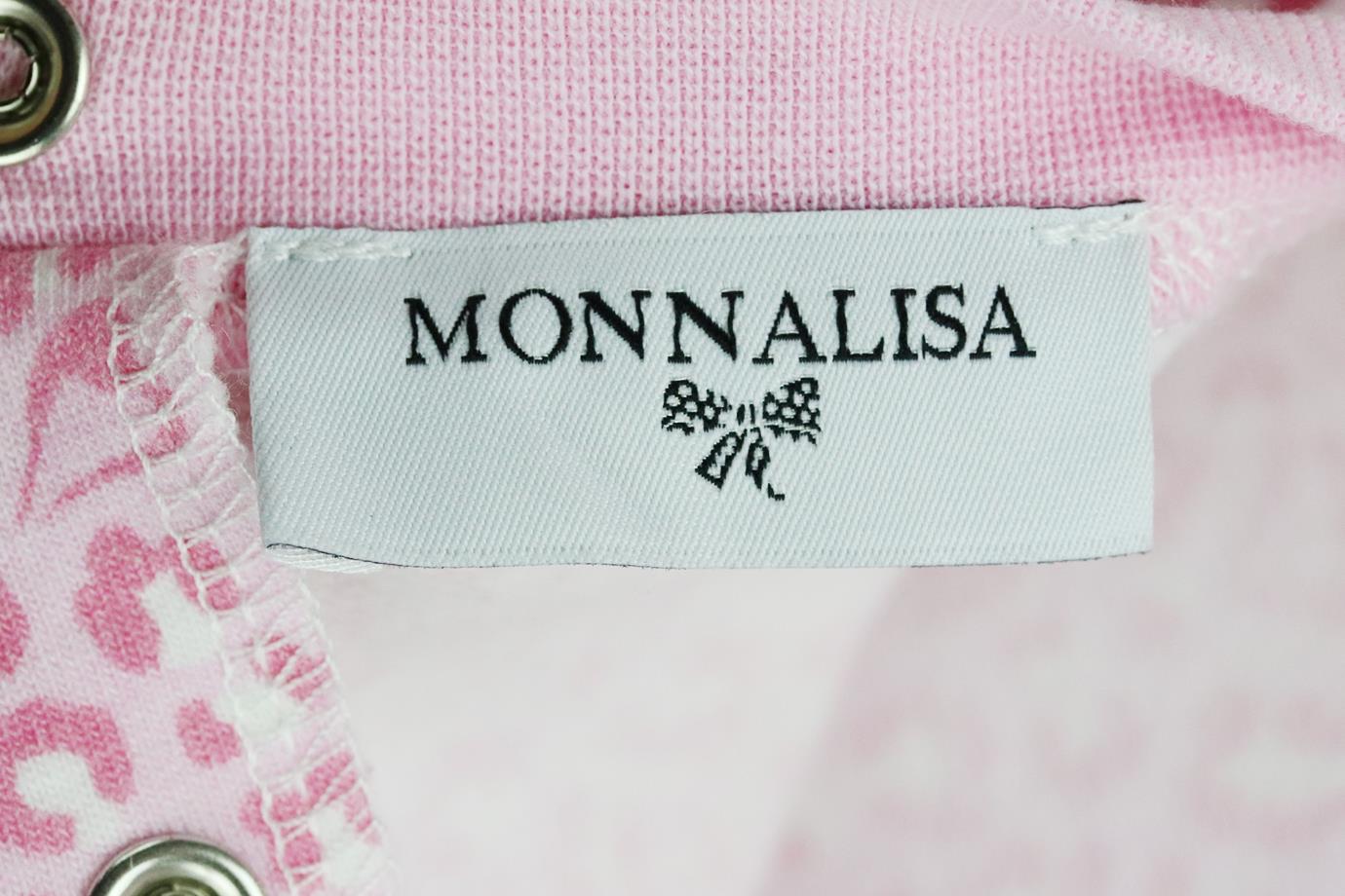 MONNALISA BABY GIRLS COTTON DRESS 9 MONTHS