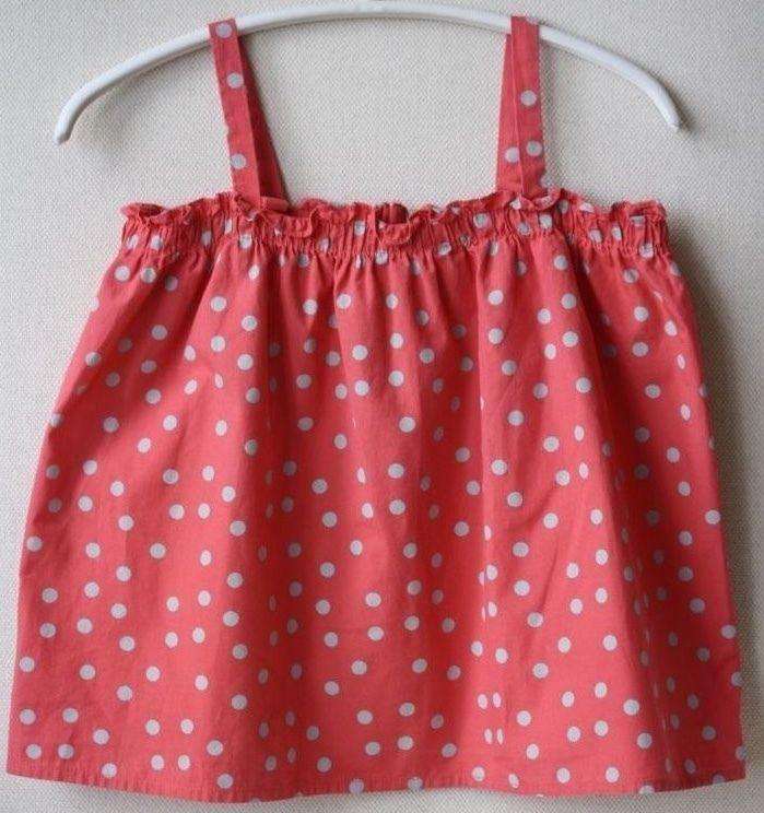 BONPOINT BABY CLEA GRENADINE POLKA DOT PINK BLOUSE TOP 3 YEARS