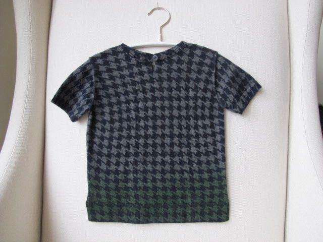BONPOINT BABY HOUNDSTOOTH WOOL SWEATER TOP 3 YEARS