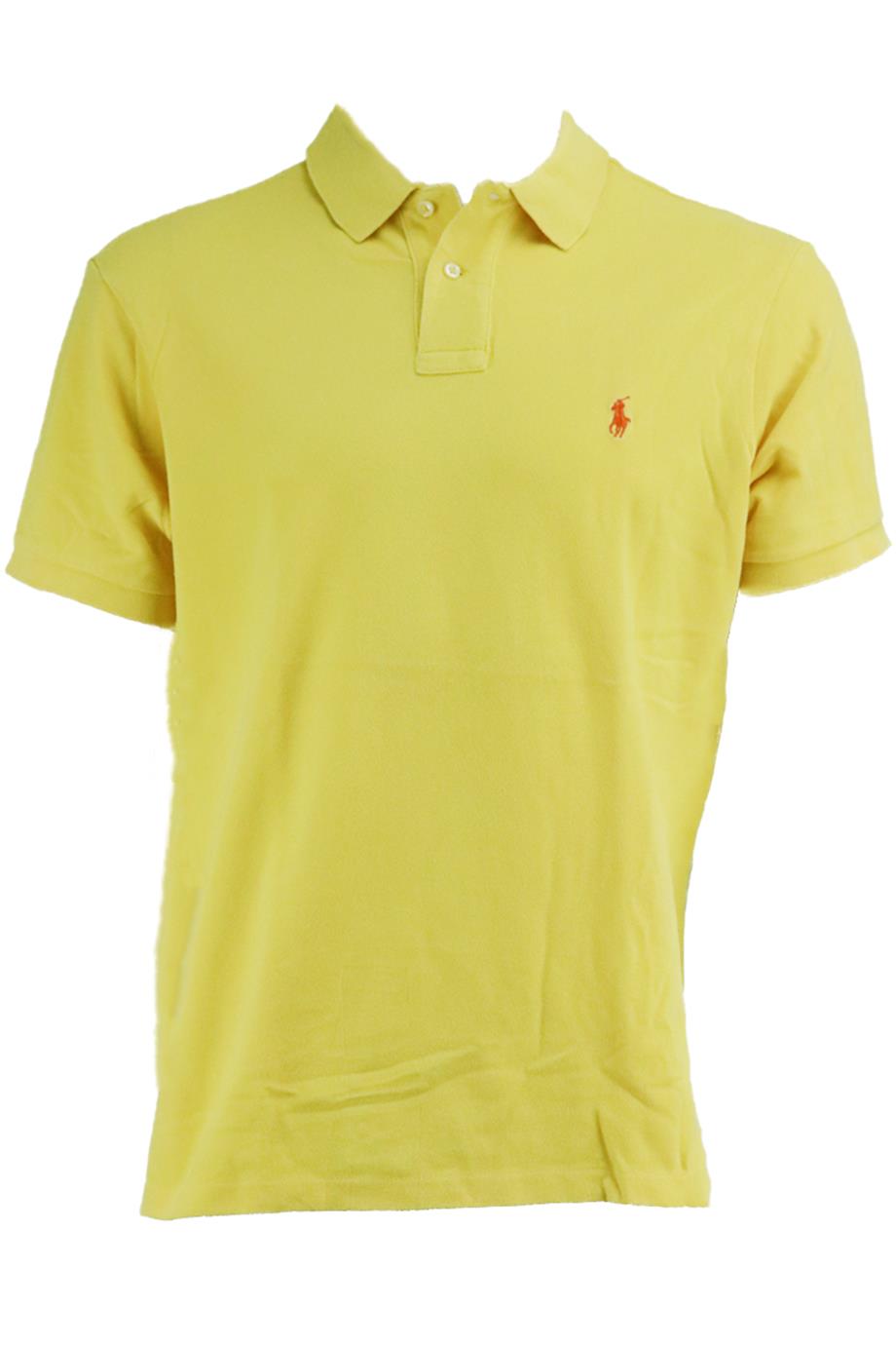 POLO RALPH LAUREN MEN'S CUSTOM FIT COTTON PIQUÉ POLO SHIRT LARGE