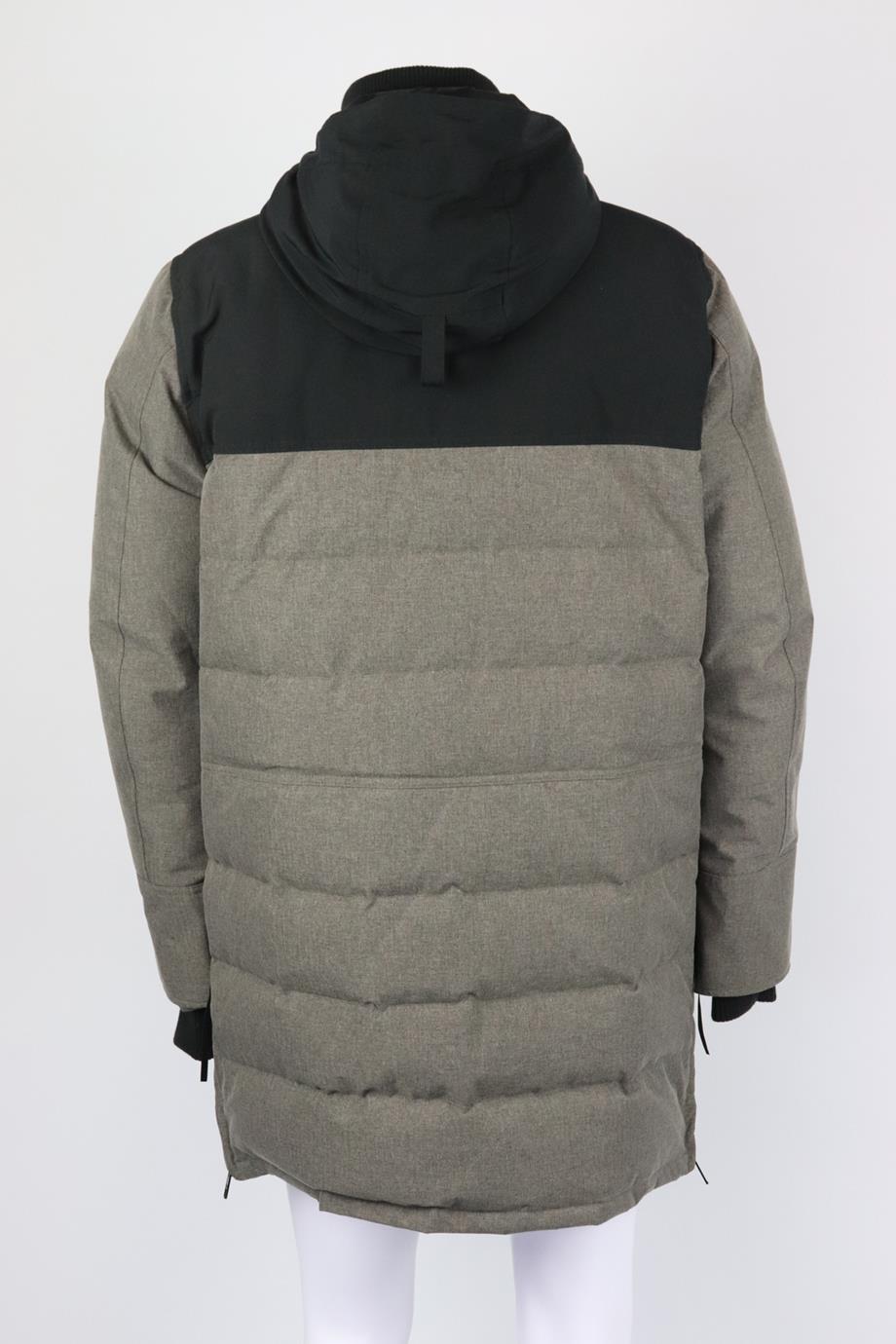 CANADA GOOSE MEN'S HOODED QUILTED SHELL DOWN COAT LARGE