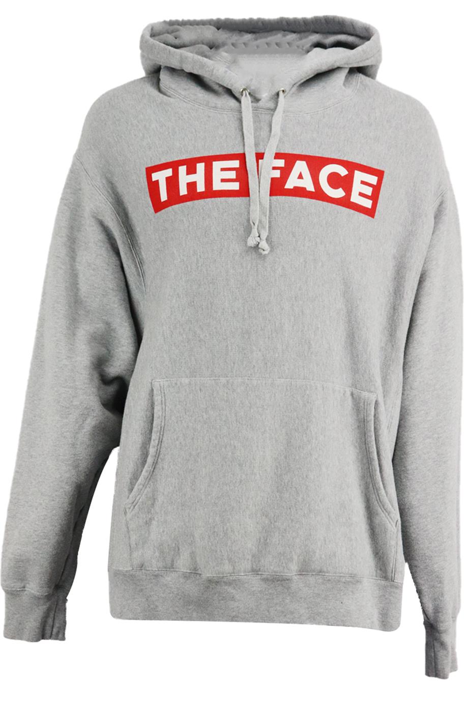 GUCCI + THE FACE MEN'S OVERSIZED PRINTED COTTON TERRY HOODIE XLARGE