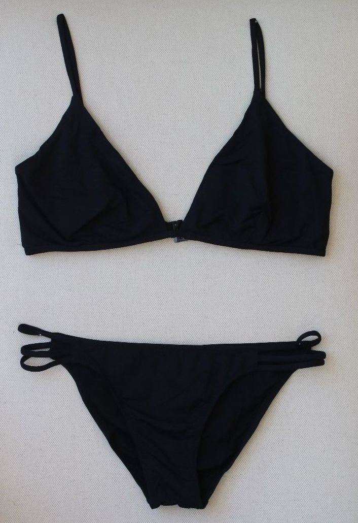 MELISSA ODABASH BALI BLACK TRIANGLE BIKINI UK 10/16