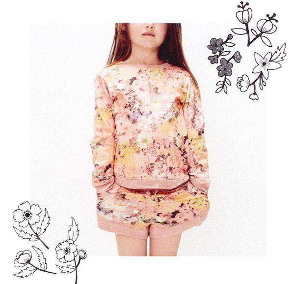 STELLA MCCARTNEY KIDS BABY GIRLS FLORAL TOP 3 YEARS