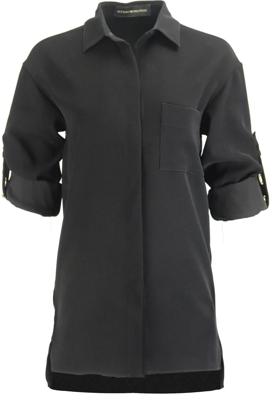 ALEXANDRE VAUTHIER OVERSIZED WOVEN SHIRT FR 34 UK 6