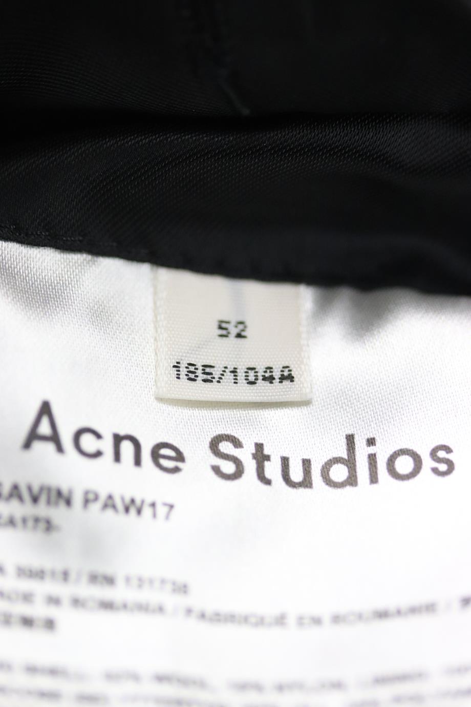 ACNE STUDIOS MEN'S WOOL COAT cne Studios Wool Coat IT 52 UK/US CHEST 42