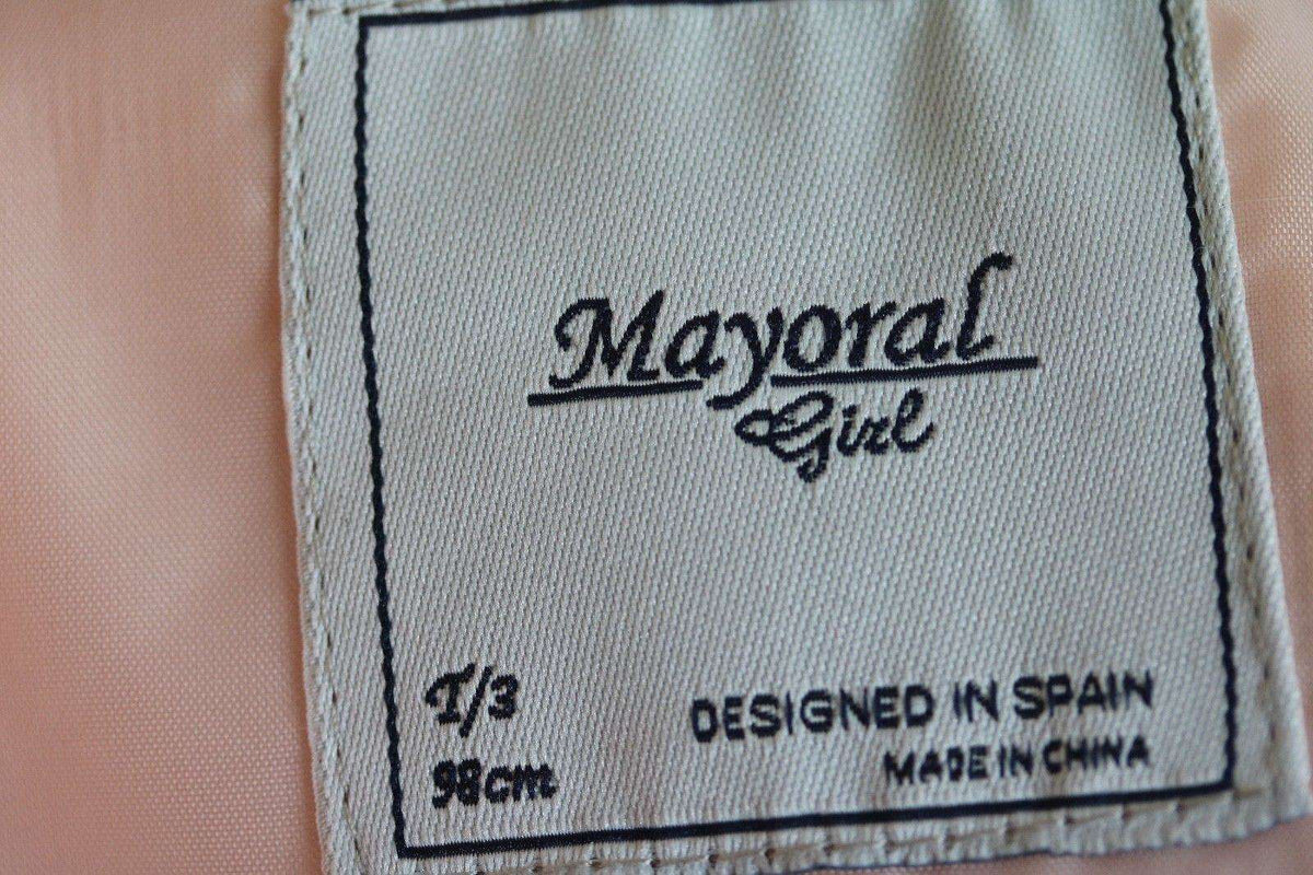 MAYORAL GIRLS PINK SYNTHETIC FUR HOODED GILET 3 YEARS