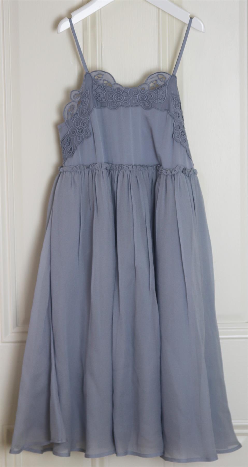 STELLA MCCARTNEY KIDS GIRLS SILK MAXI DRESS 6 YEARS