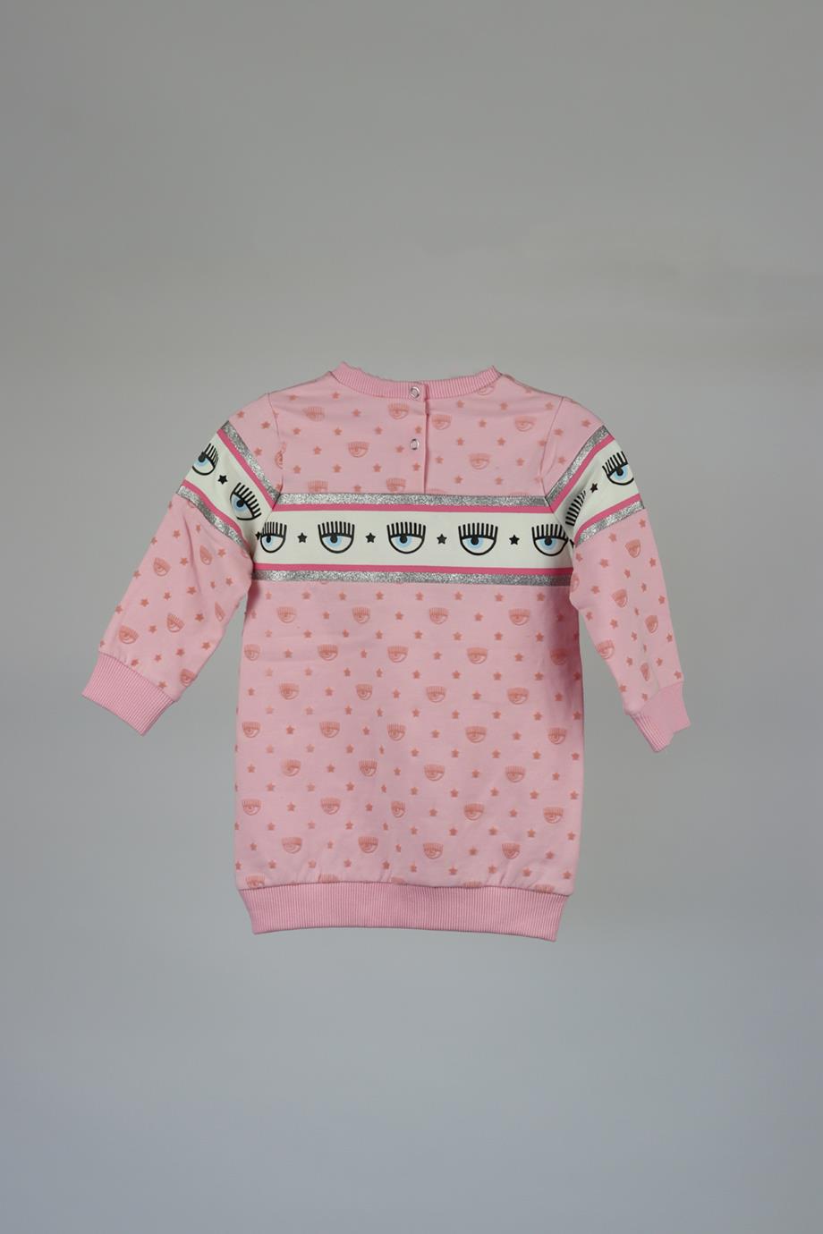 CHIARA FERRAGNI BABY GIRLS COTTON DRESS 18 MONTHS