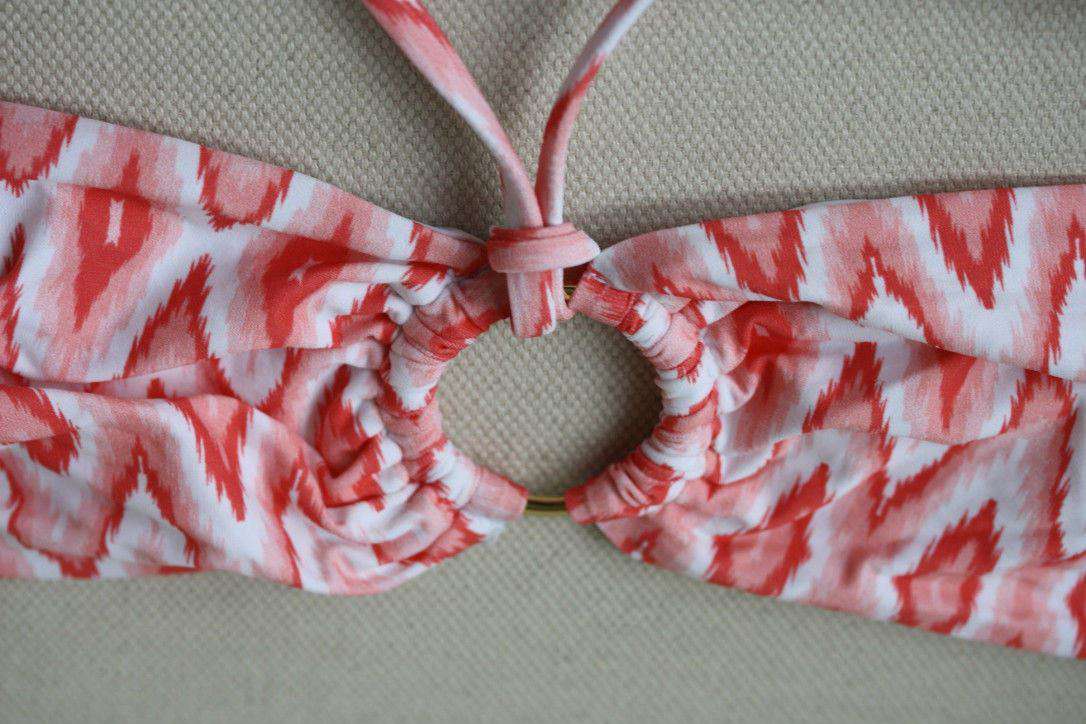 MELISSA ODABASH JANEIRO IKAT CORAL BIKINI UK 10/12
