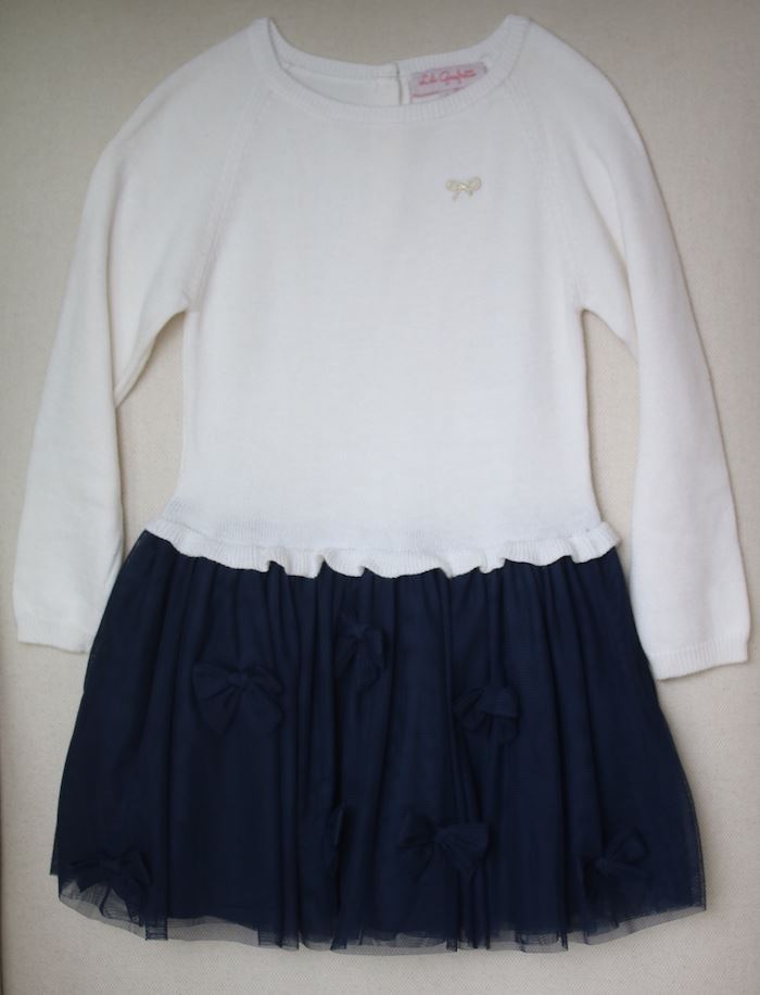 lili gaufrette white dress LILI GAUFRETTE GIRLS IVORY TULLE DRESS 4 YEARS