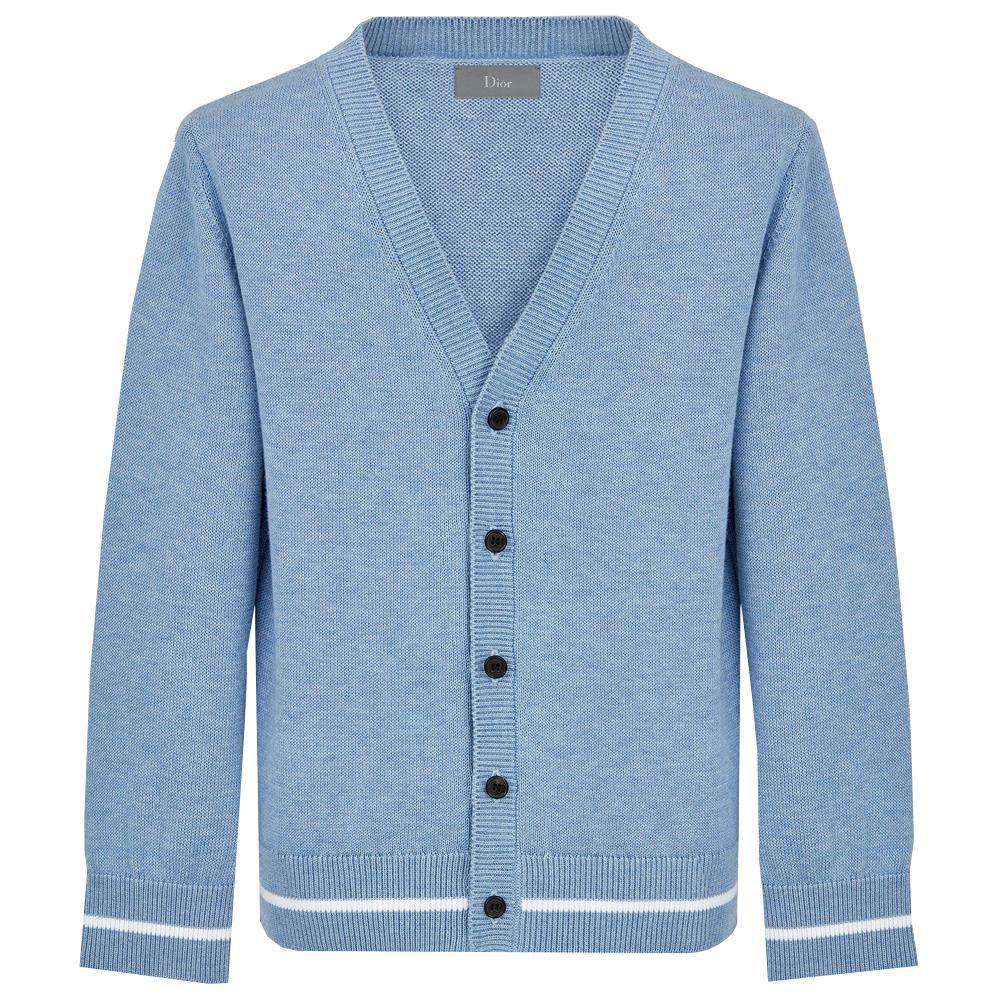 CHRISTIAN DIOR KIDS BOYS COTTON CARDIGAN 4 YEARS