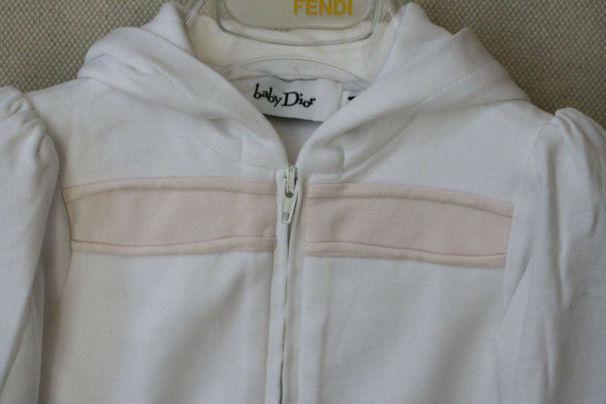 BABY DIOR WHITE TRACKSUIT OUTFIT 3 MONTHS
