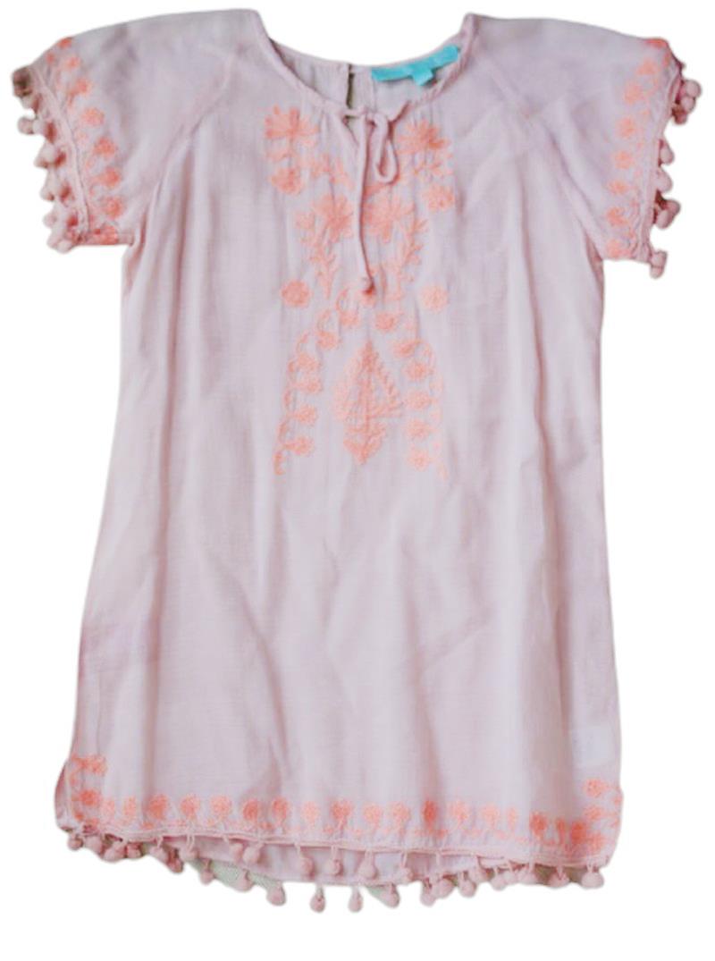 MELISSA ODABASH GIRLS PINK SOPHIA KAFTAN 4 YEARS