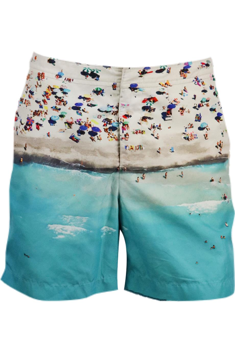 ORLEBAR BROWN + ALEX MACLEAN MEN'S PRINTED SHELL SWIM SHORTS XLARGE