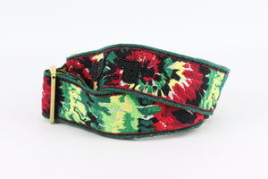 VALENTINO GARAVANI CUSTOMISED EMBROIDERED CANVAS AND LEATHER BAG STRAP
