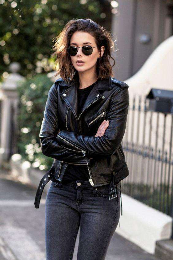 IRO JONE LEATHER MOTO JACKET FR 38 UK 10