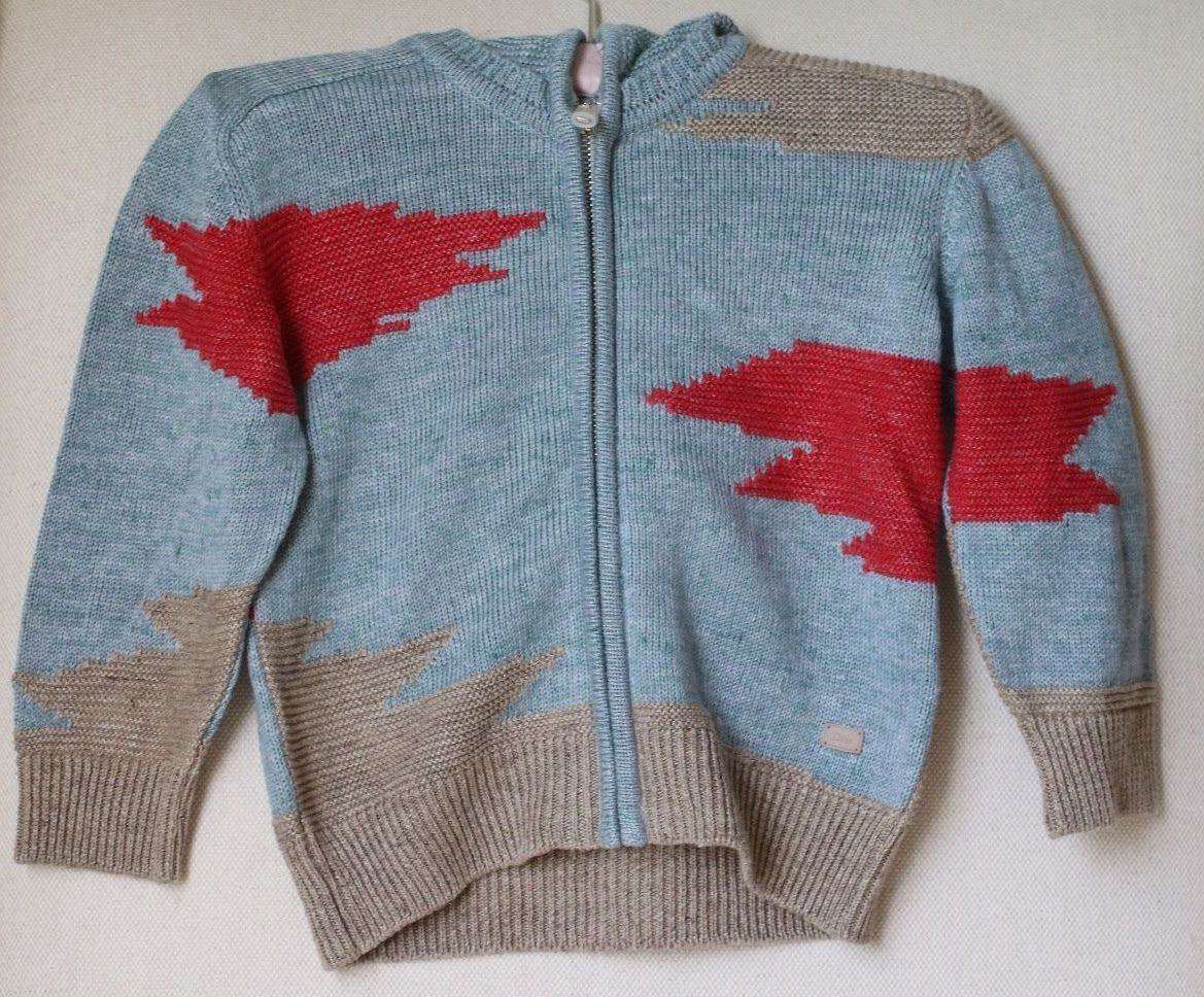 DIOR BOYS LINEN KNIT CARDIGAN 2 YEARS
