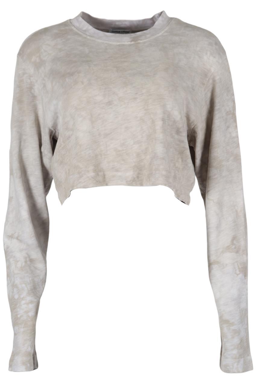 COTTON CITIZEN TIE DYED COTTON JERSEY SWEATSHIRT SMALL