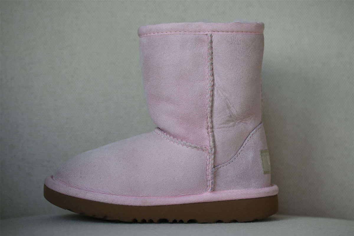 UGG GIRLS CLASSIC SHORT II PINK BOOTS EU 26 UK 8