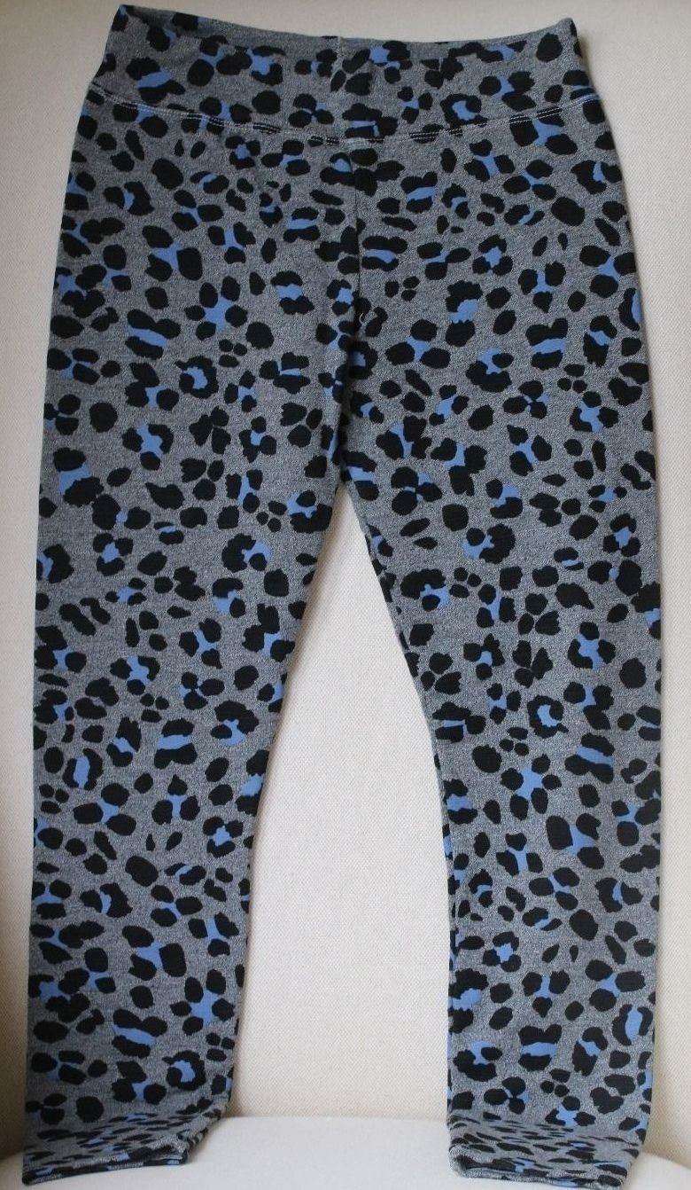 SUNDRY SLIM-FIT LEOPARD PRINT LEGGINGS UK 8