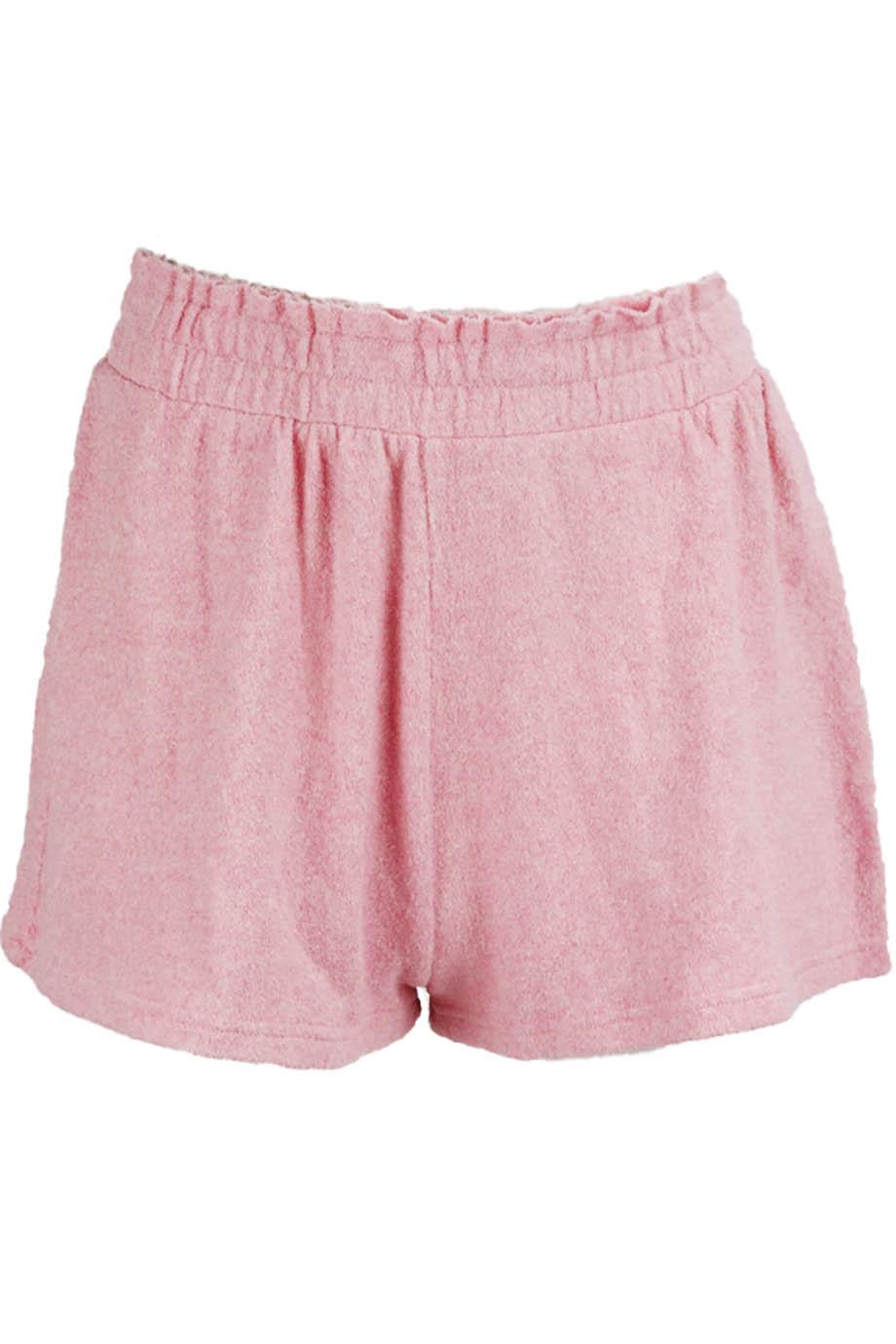 LOVESHACKFANCY BOUCLÉ KNIT SHORTS SMALL
