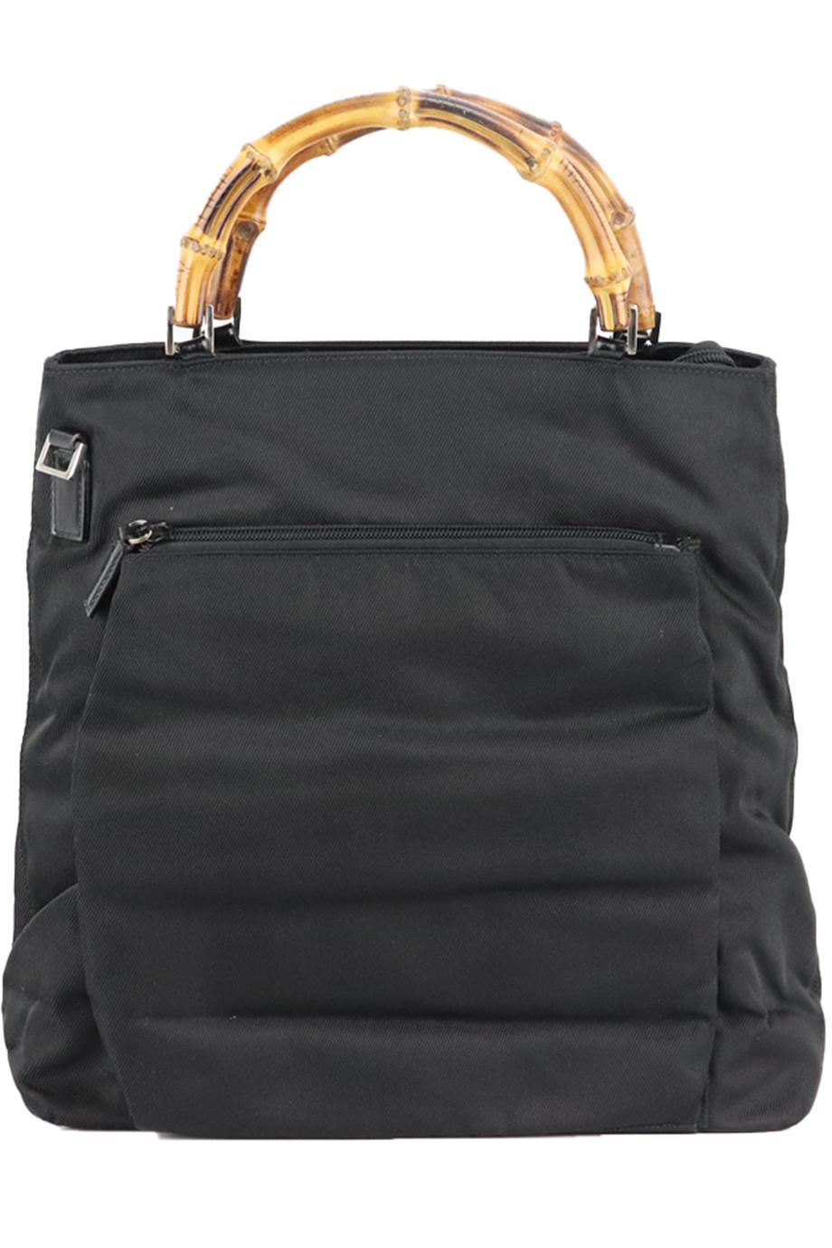 GUCCI VINTAGE BAMBOO SHELL BAG