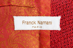 FRANCK NAMANI DOUBLE BREASTED COTTON BLEND BLAZER SMALL