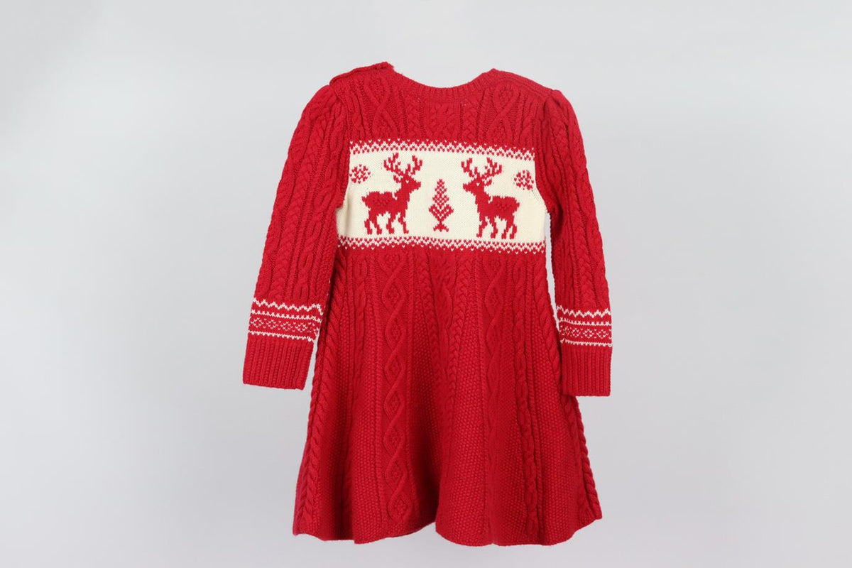 POLO RALPH LAURENT KIDS GIRLS KNITTED DRESS 2 YEARS