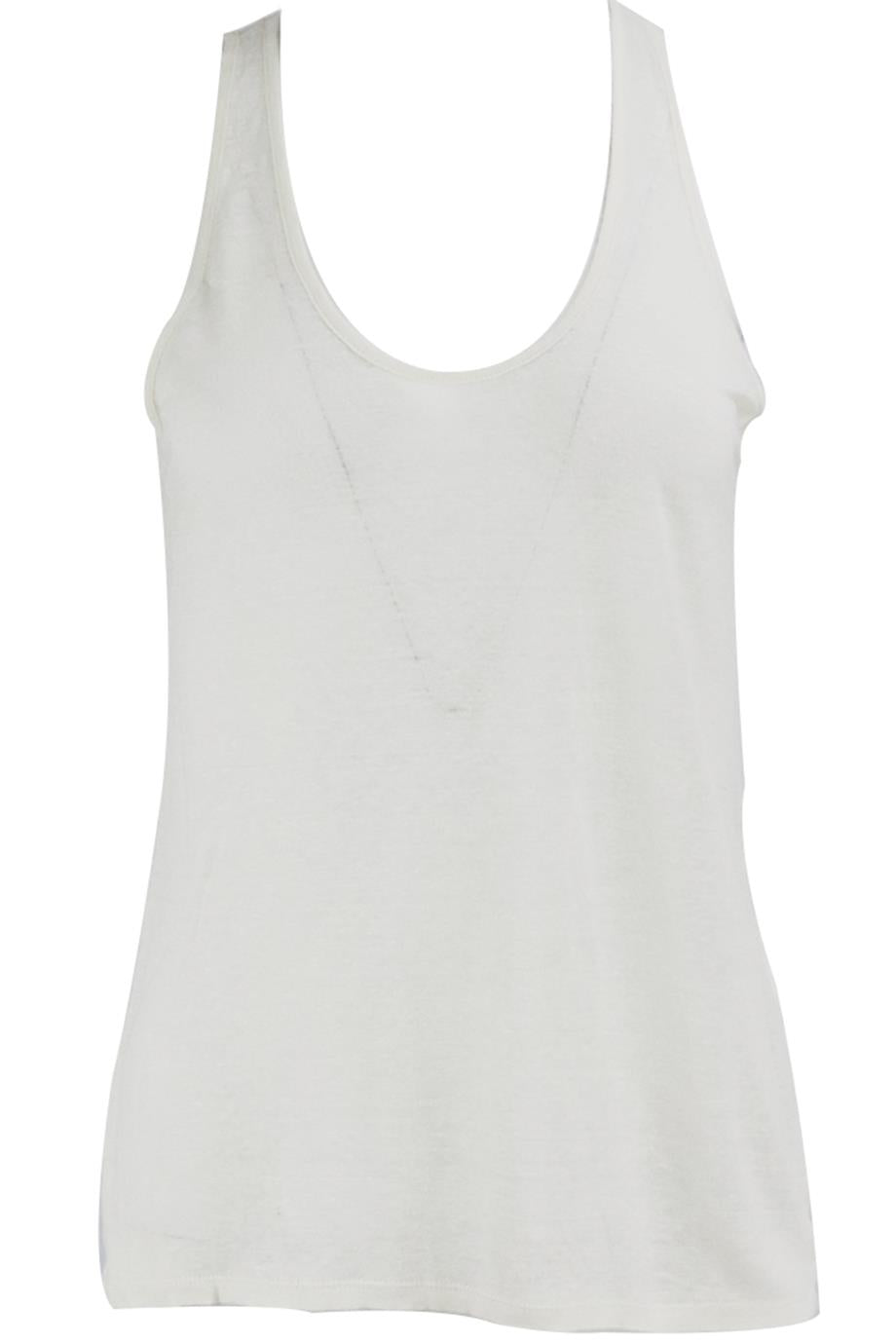 BALMAIN LINEN TOP FR 36 UK 8