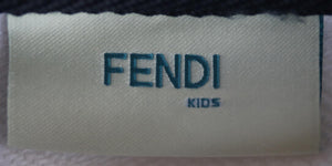 FENDI KIDS UNISEX LOGO PRINT COTTON SWEATSHIRT 6 YEARS