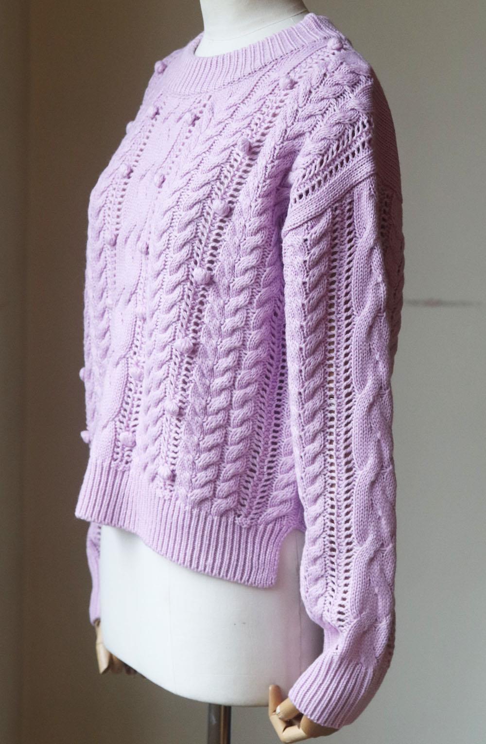 HEARTLOOM MARGO CABLE KNITTED SWEATER MEDIUM