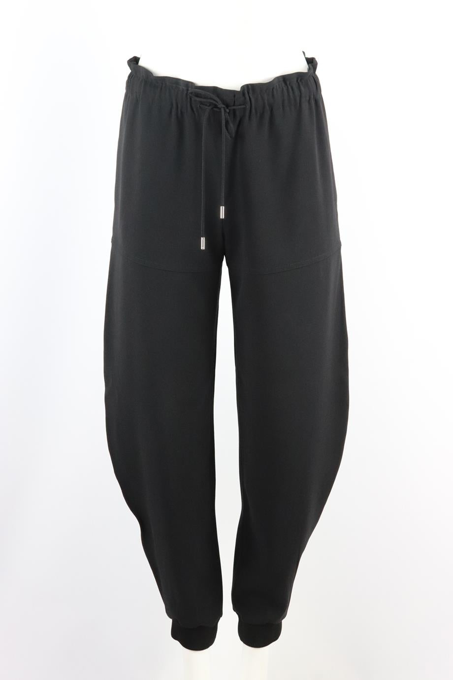 CHLOÉ WOVEN TAPERED PANTS FR 36 UK 8