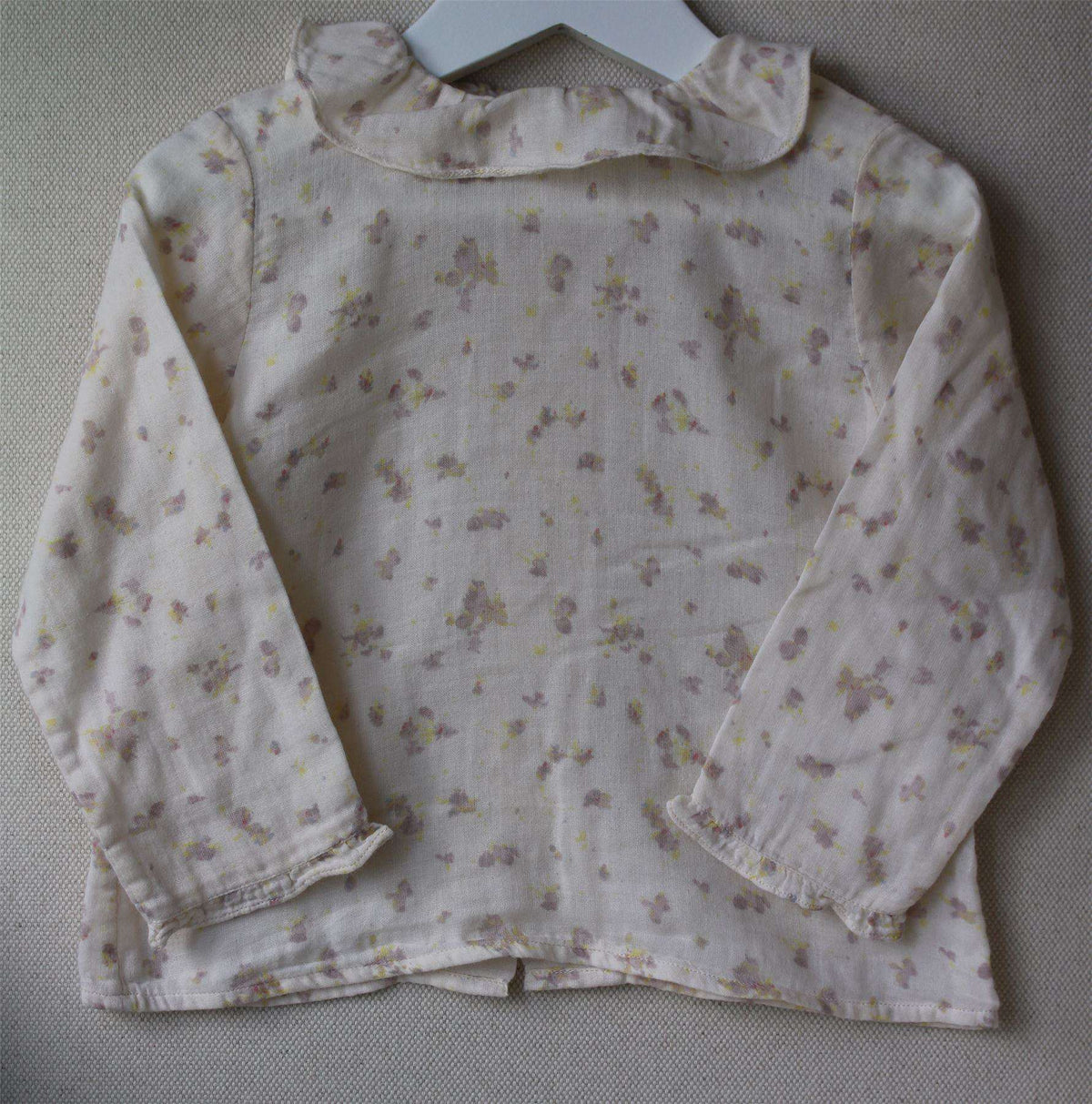 BONPOINT GIRLS IVORY GANITI BLOUSE TOP 2 YEARS