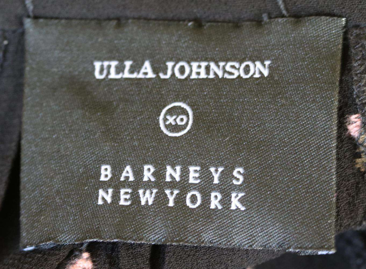 ULLA JOHNSON + BARNEYS NEW YORK ADALIE FLORAL GEORGETTE MAXI DRESS US 6 UK 10