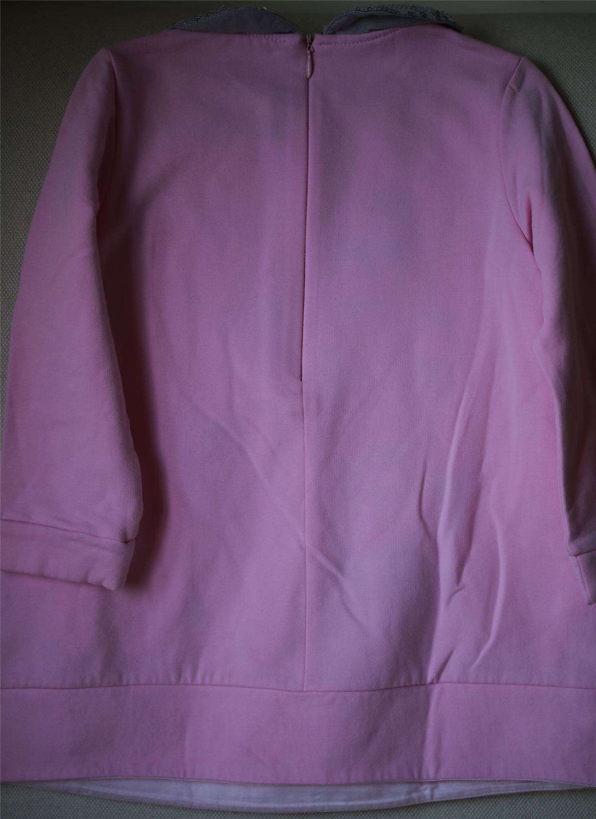 SIMONETTA MINI GIRLS PINK EMBROIDERED SWEATSHIRT JERSEY DRESS 3 YEARS