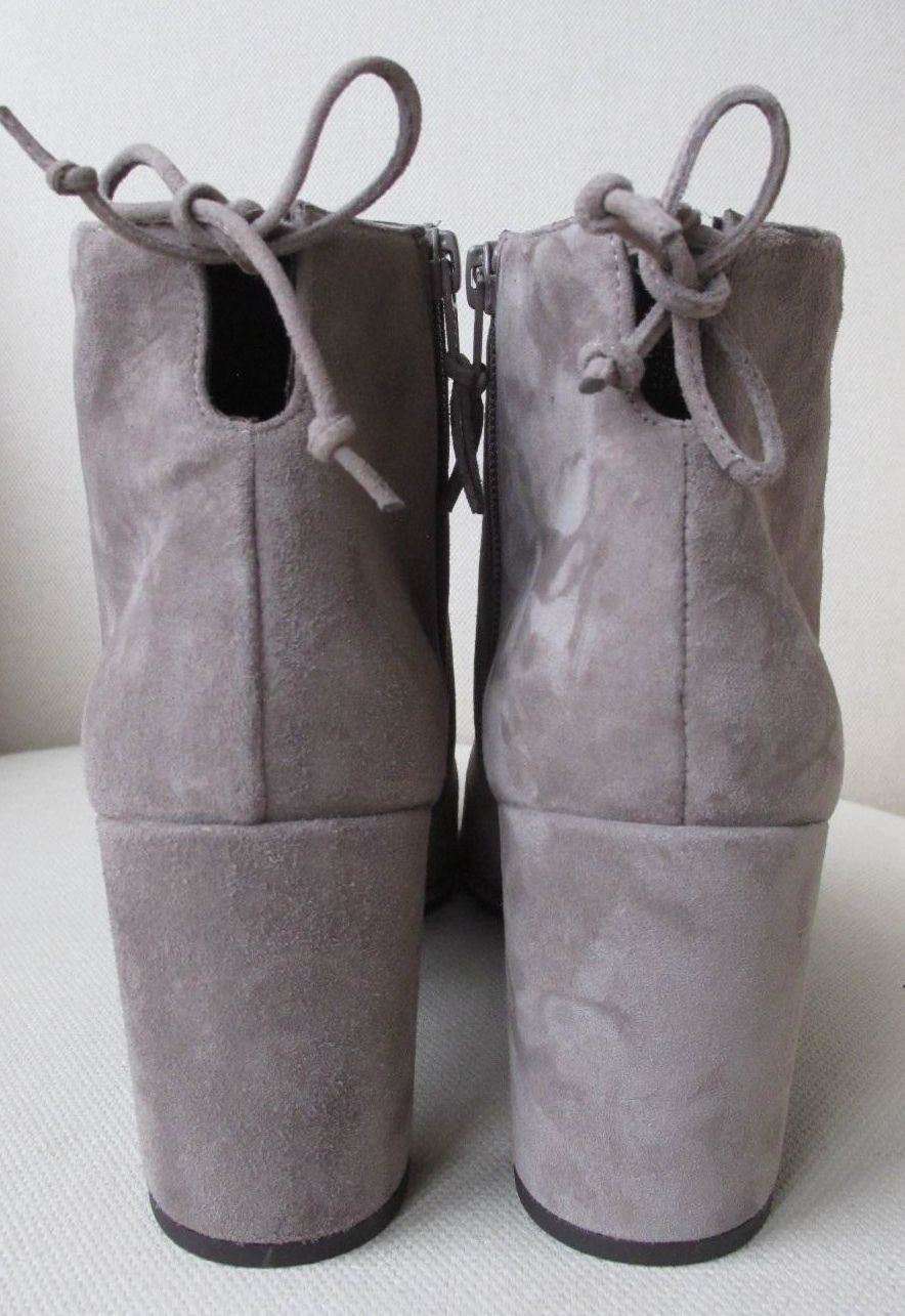 STUART WEITZMAN GRANDIOSE GREY SUEDE BOOTS EU 40 US 9 UK 6.5