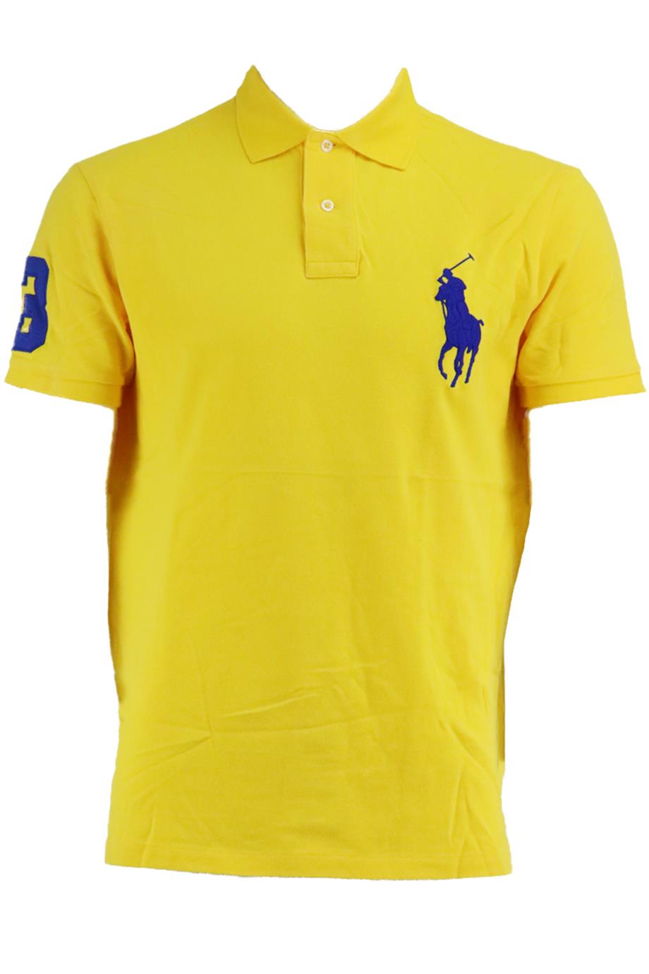 POLO RALPH LAUREN MEN'S SLIM FIT COTTON PIQUÉ POLO SHIRT LARGE