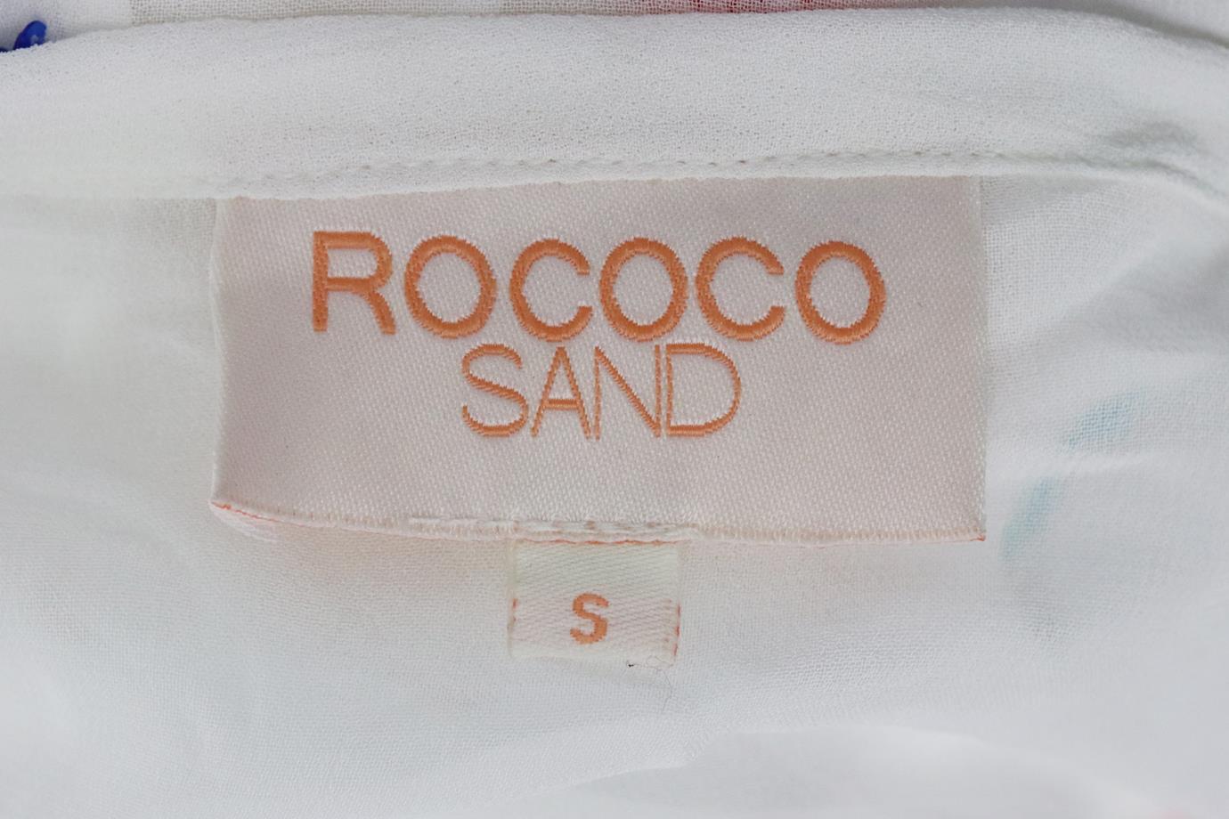 ROCOCO SAND SEQUINED CREPE ROBE SMALL