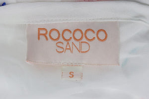 ROCOCO SAND SEQUINED CREPE ROBE SMALL