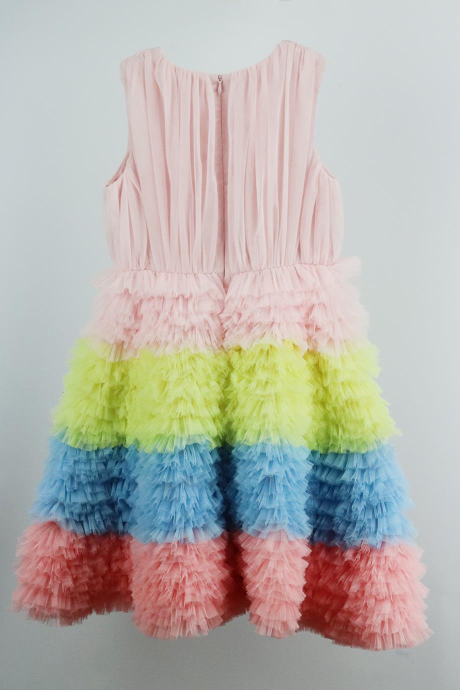 CHARABIA KIDS GIRLS TULLE DRESS 8 YEARS