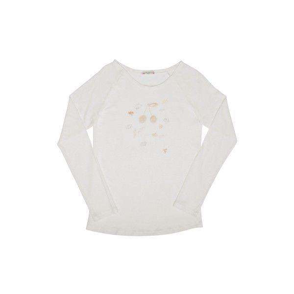 BONPOINT BABY GIRLS LINEN T-SHIRT TOP 4 YEARS