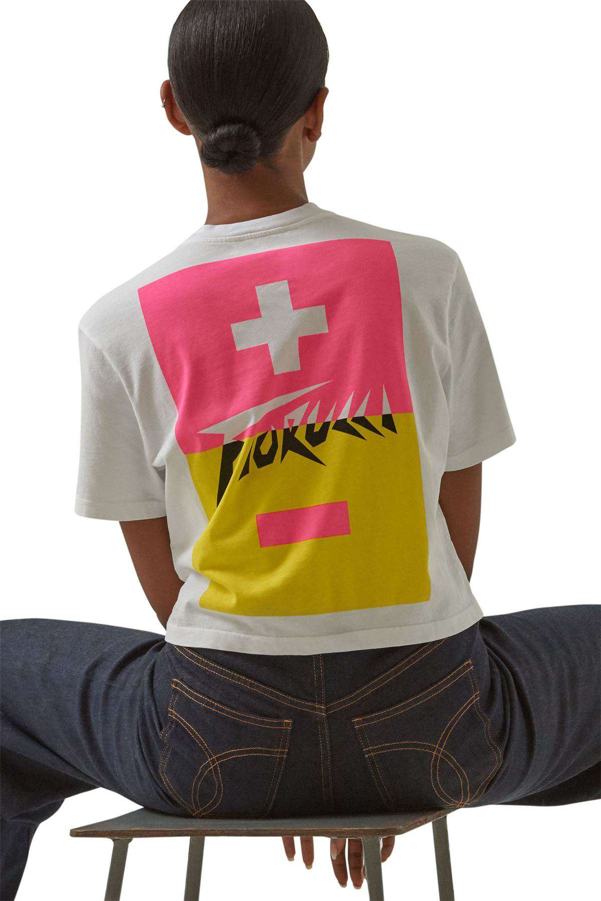 FIORUCCI HIGH VOLTAGE CROP T-SHIRT SMALL