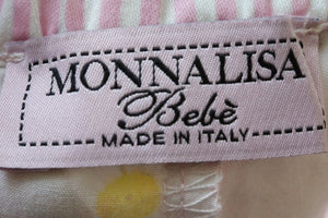 MONNALISA BABY PINK FLORAL SHORTS 12 MONTHS