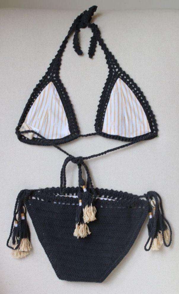 SHE MADE ME CROCHET BIKINI SMALL/MEDIUM/LARGE