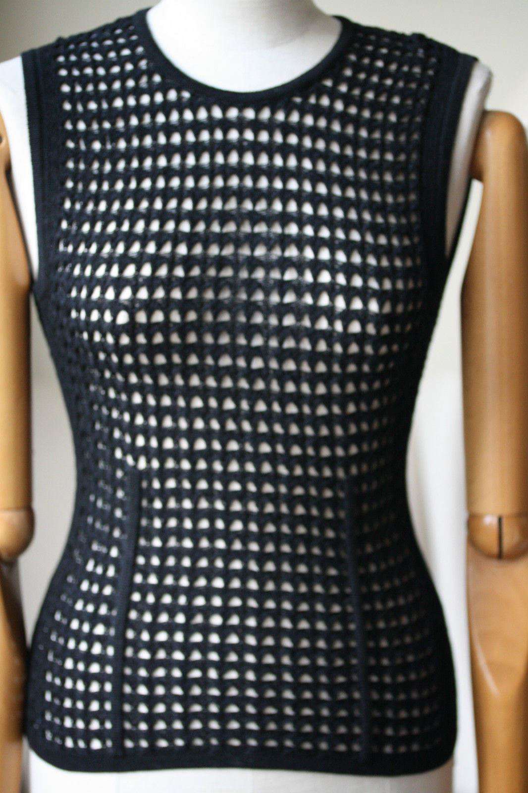 ALEXANDER WANG CROCHET KNIT TANK TOP SMALL